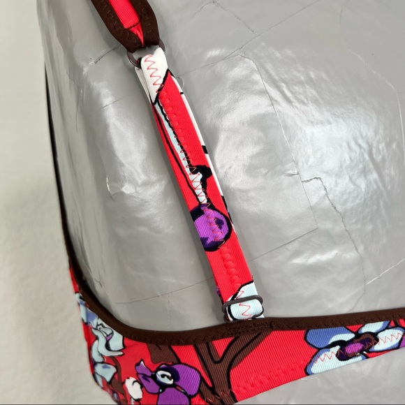 Huit France Floral Neon Bikini Top - Picture 4 of 6